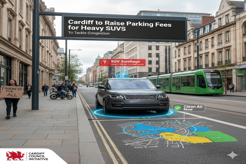 Cardiff to Raise Parking Fees for Heavy SUVs to Tackle Congestion