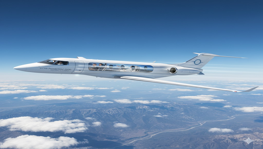 Otto’s Phantom 3500 Revolutionizes Super?Midsize Jets with Laminar Flow