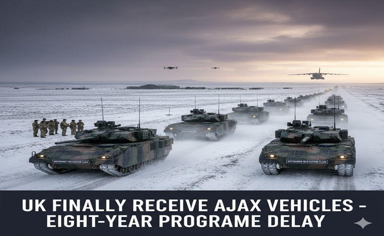 UK Finally Receives Ajax Vehicles After Eight-Year Programme Delay