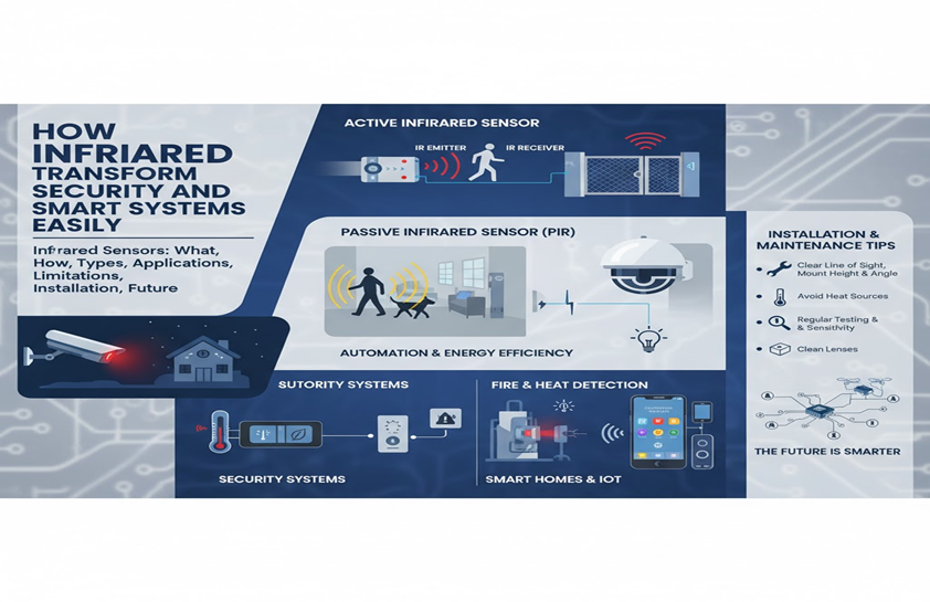 How Infrared Sensors Transform Security and Smart Systems Easily